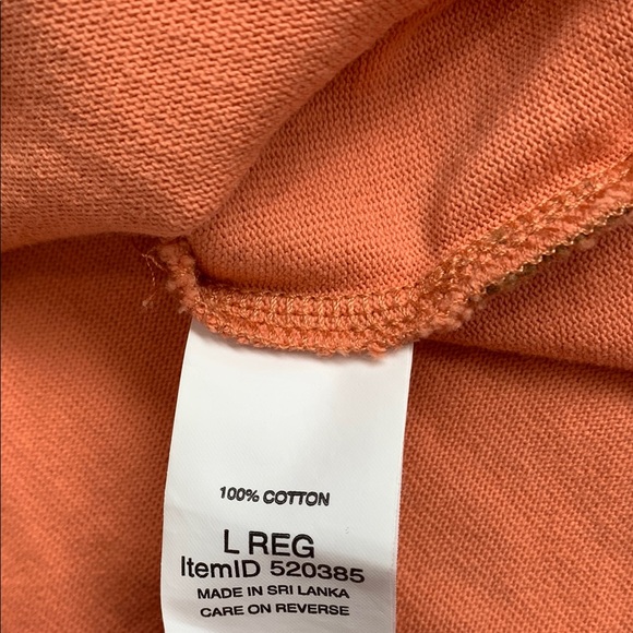 L.L. Bean Women's Coral Crewneck Sweatshirt Size Large - Picture 3 of 11